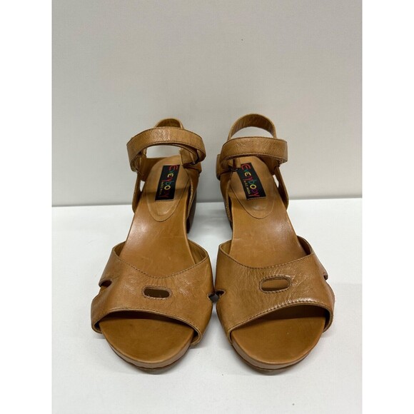 Everybody by BZ Moda women size EU 38.5/ US 8 brown leather strap sandals - Picture 7 of 12